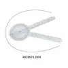 12 Inch Goniometer Goniometer 12 Inch Occupational Physical Protractor 360 Degree Physical Angle Protractor Ruler For Knee 6