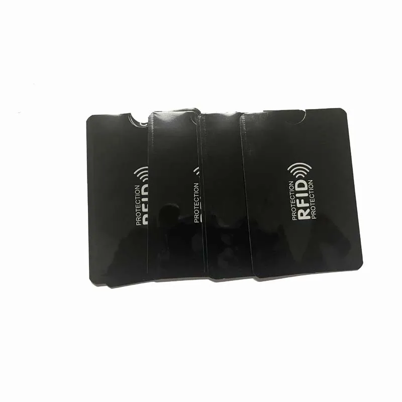 10Pcs Anti Theft Bank Credit Card Protector NFC RFID Blocking Cardholder Wallet Cover Aluminium Foil ID Business Card Case 3