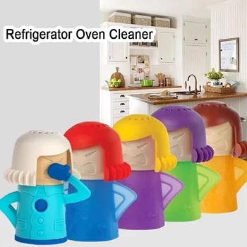 1pcMicrowave Oven Cleaner Easy Cleaning Microwave Oven Steam Cleaner Kitchen Appliances Refrigerator Cleaning  cleaning supplies 1