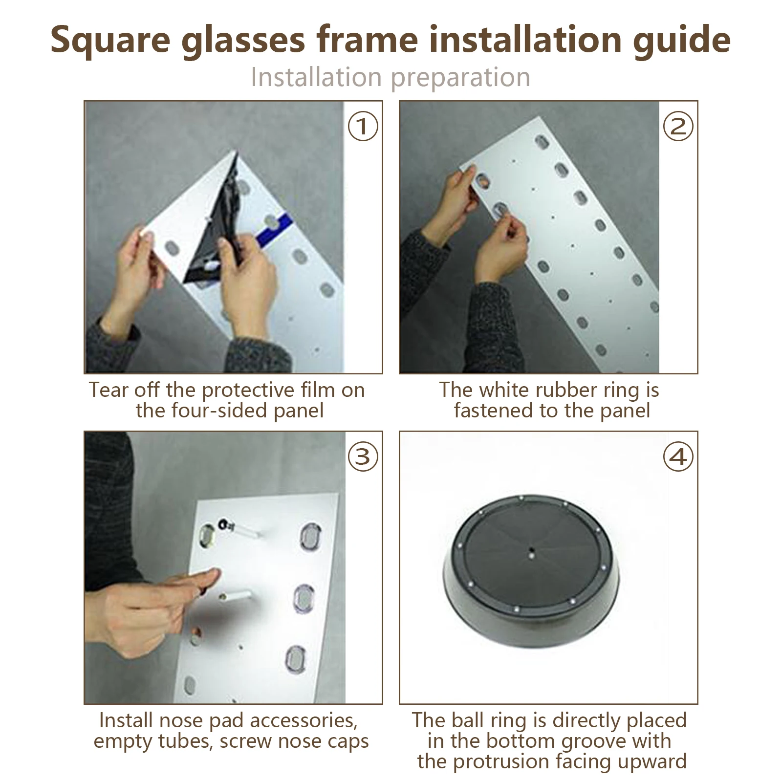 360 Rotating Sunglasses Display Stand 44 Pairs of Glasses Storage Display Stand Freestanding with Mirror