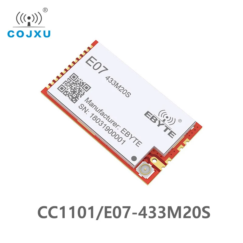 E07-433M20S Cc1101 433 Mhz 100Mw Modulo Rf 20Dbm A Lunga Distanza Smd Pa Ricetrasmettitore 433 Mhz Trasmettitore E Ricevitore Ipex