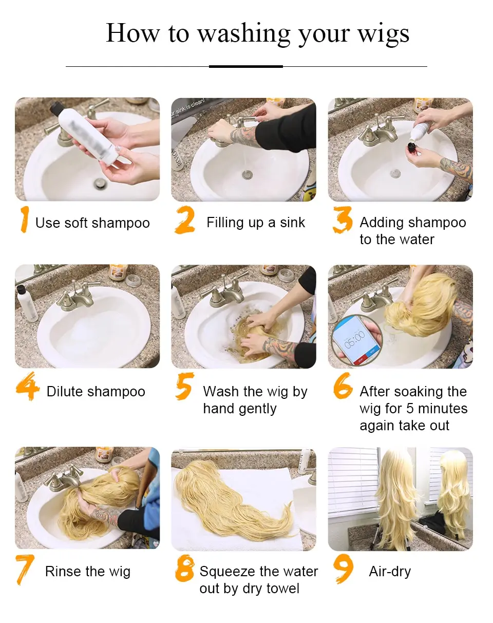 Long Water Wave Synthetic Wig With Bangs For Cosplay And Party_voghion.com