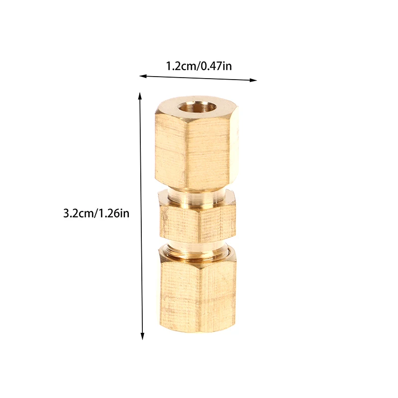 1Pc Universal Brake Line Connector For Brake Line Without Flaring 4.76mm 3/16" Connector Fittings Parts