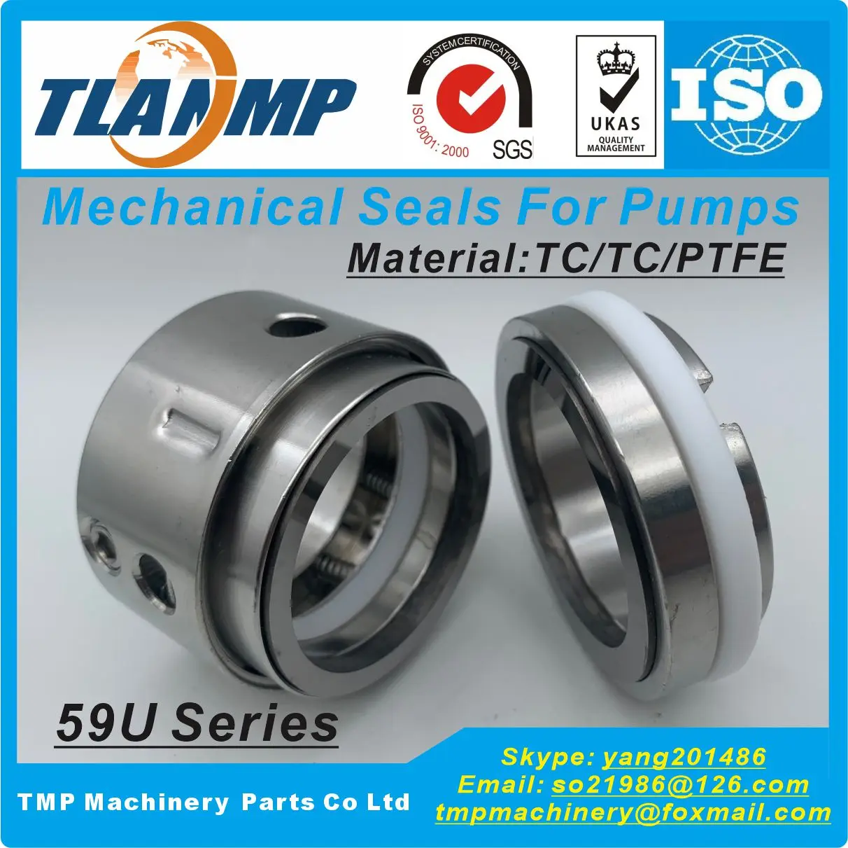 59U-50, 0500/59U TLANMP 유형 59U 메커니컬 씰(샤프트 크기 50mm)