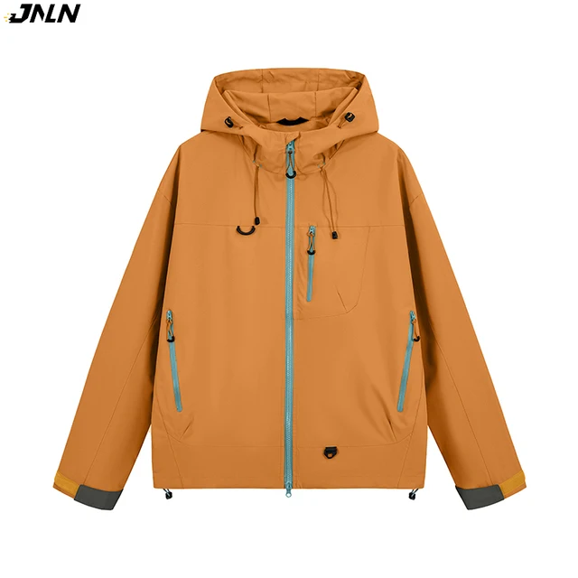 66413-22a4e1.jpg JNLN Men's Women's Waterproof Hiking Jacket Trekking Camping Mountaineering Windbreaker Unisex Outdoor Sport Windproof Rain Coat