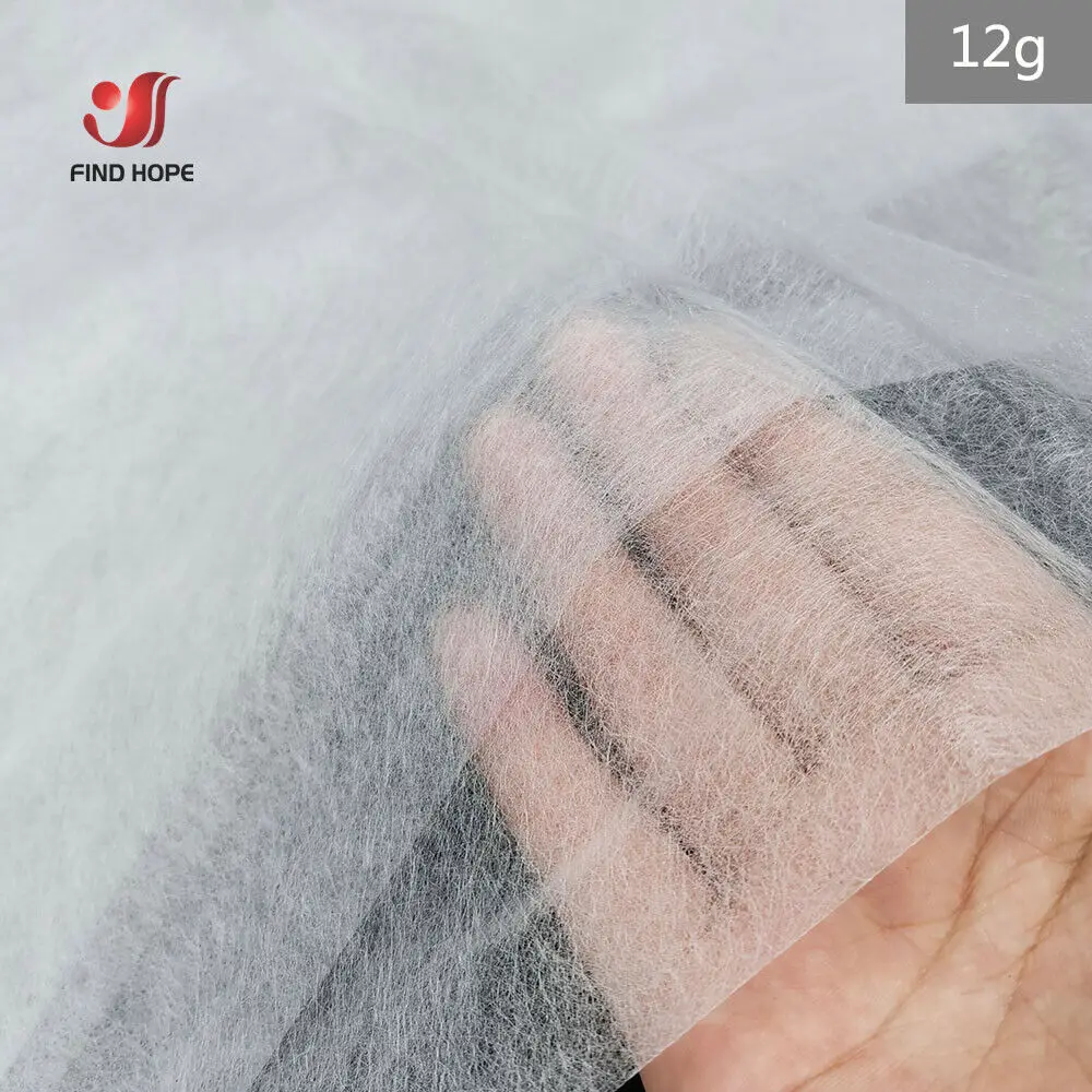110cm x 100cm 부직포 가용성 Interlining 패브릭 양면 접착 패브릭 철 천 바느질 합류 패치 워크 DIY Handmake