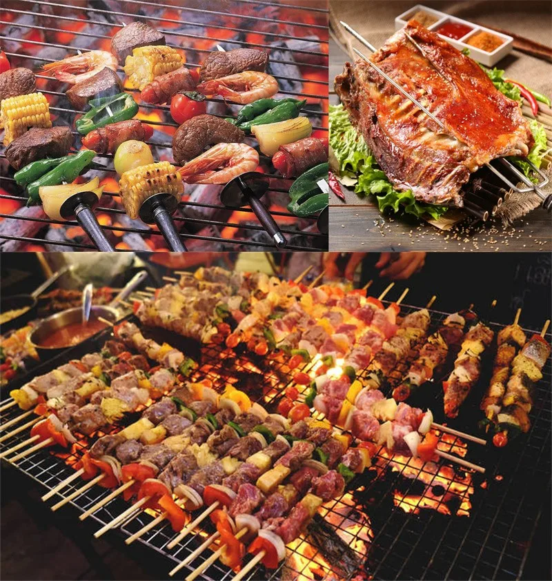 Electric 110V 220V BBQ Grill Roaster Stainless Steel Whole Lamb Hog Pork Roasting Machine Outdoor Commercial 6