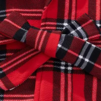 مجموعة مكونة من ثلاث قطع للفتيات الشتوي، سترة مطبوعة منقوشة لعيد الميلاد اللطيفة والدافئة، سراويل بأكمام طويلة، فستان حفلة عيد ميلاد الأميرة 4