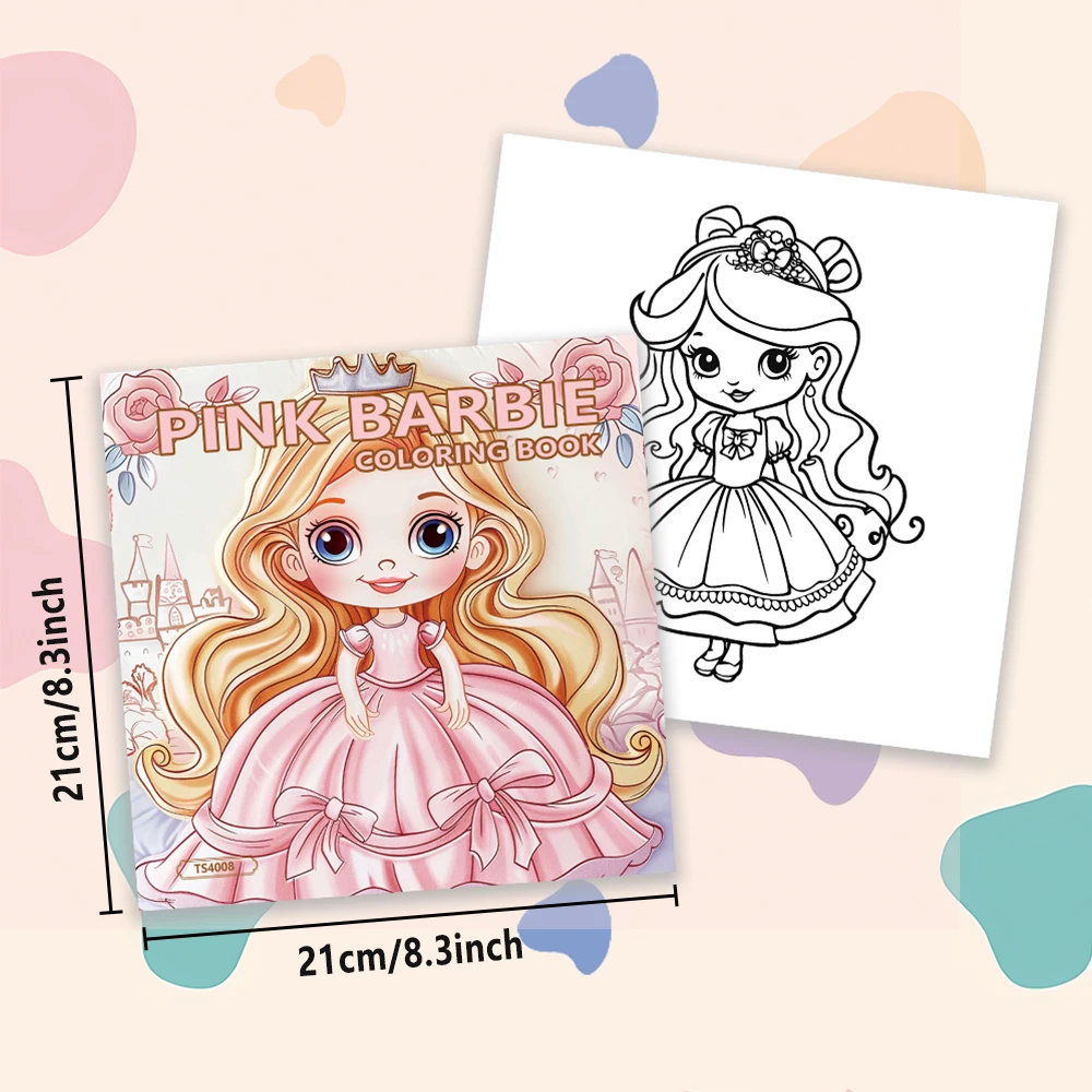 1pc, Teen Girls Coloring Book - Teen Coloring Book - 30 Sheets, 8.3x 8.3in, For Adult Stress Relief, Christmas, Halloween Gifts 2