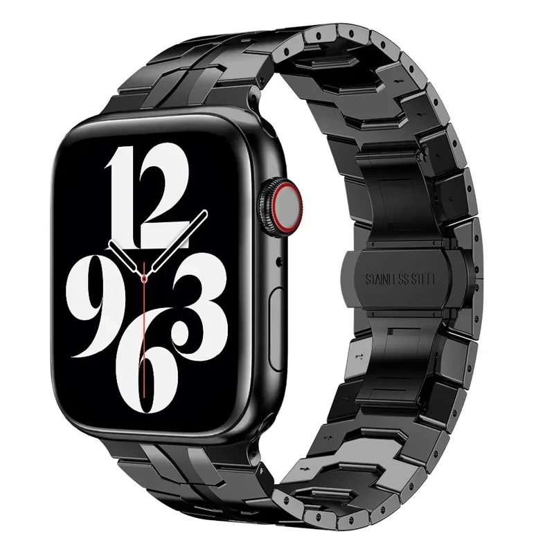 Luxury Titanium Color Stainless Steel Strap