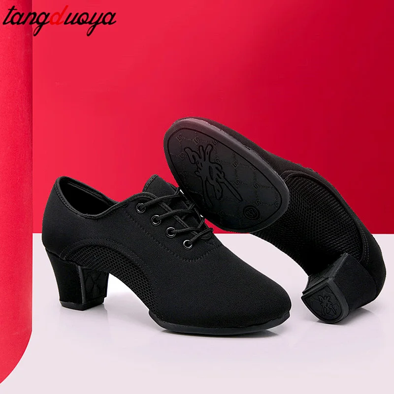 

New Professional Latin Dance Shoes For Women Ballroom Modern Dance Shoes Ladies Aerobics Sneakers Dancing Teacher Shoes