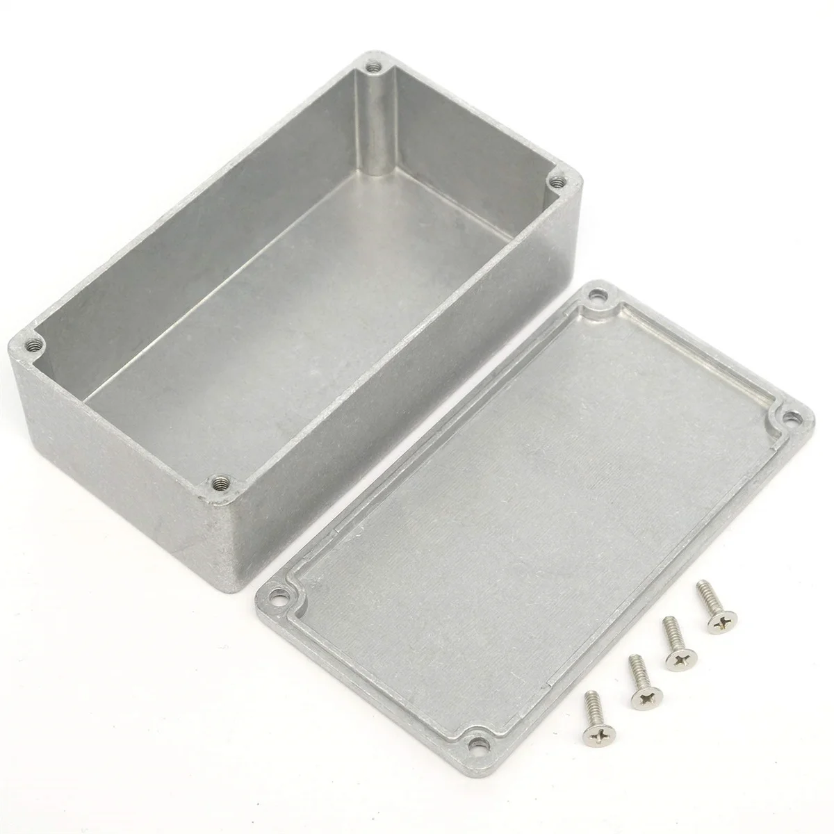 1590B Guitar Effects Enclosure Aluminum with Screws Aluminum Effects Pedal Enclosure Replacement Musical Instrument Kit