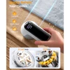 coldSky Fabric Shaver Rechargeable Lint Remover Sweater Defuzzer Digital Display Lints Shaver Pills Bobbles Trimmer for Clothes 2