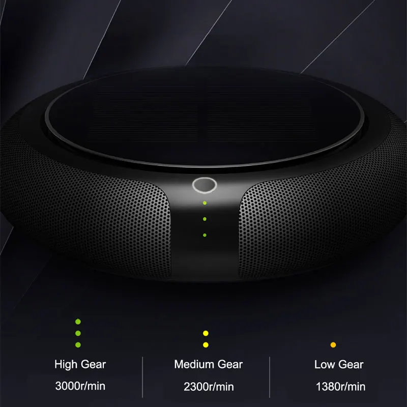 Car Air Purifier Solar Usb Oxygen Cleaner Ozone Generator Air Purifier HEPA Filter Smoke Remover Smart Gadgets Car Supplies air purifier