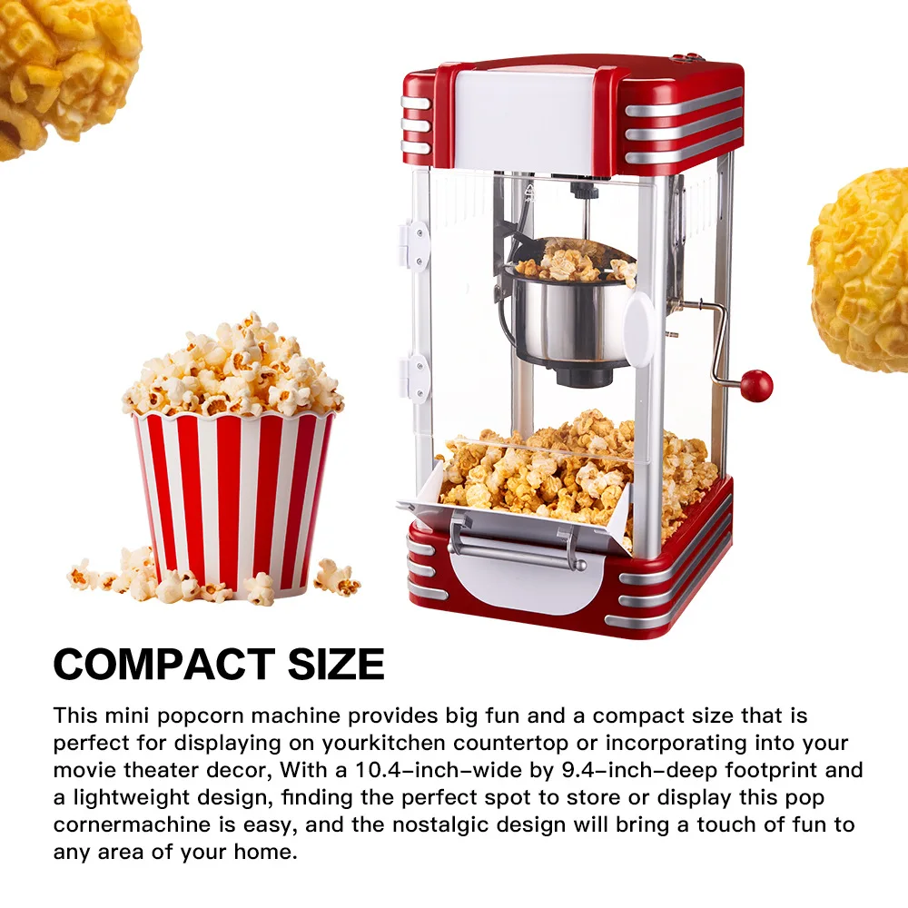 Commercial Popcorn Machine Fully Automatic Popcorn Machine Household Small