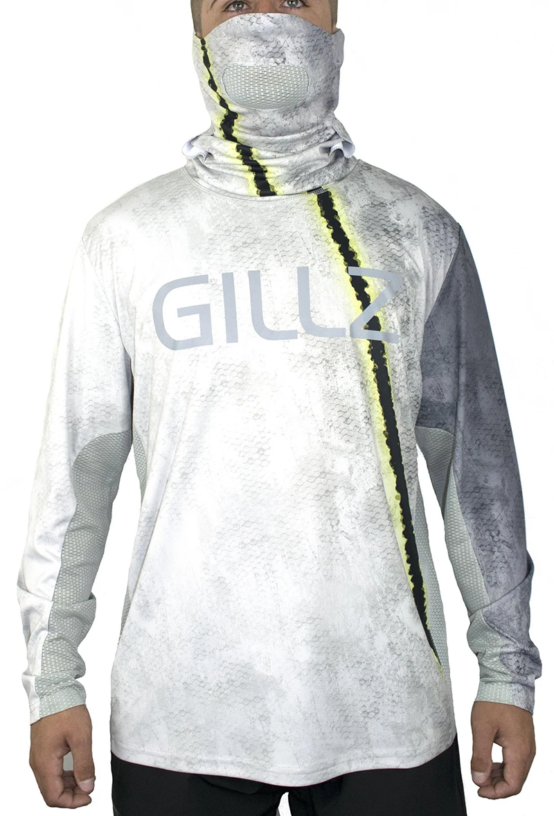 GIL*Z Men's Fishing Shirts Hooded Performance Shirt Quick-dry Perspiration Outdoor UPF50