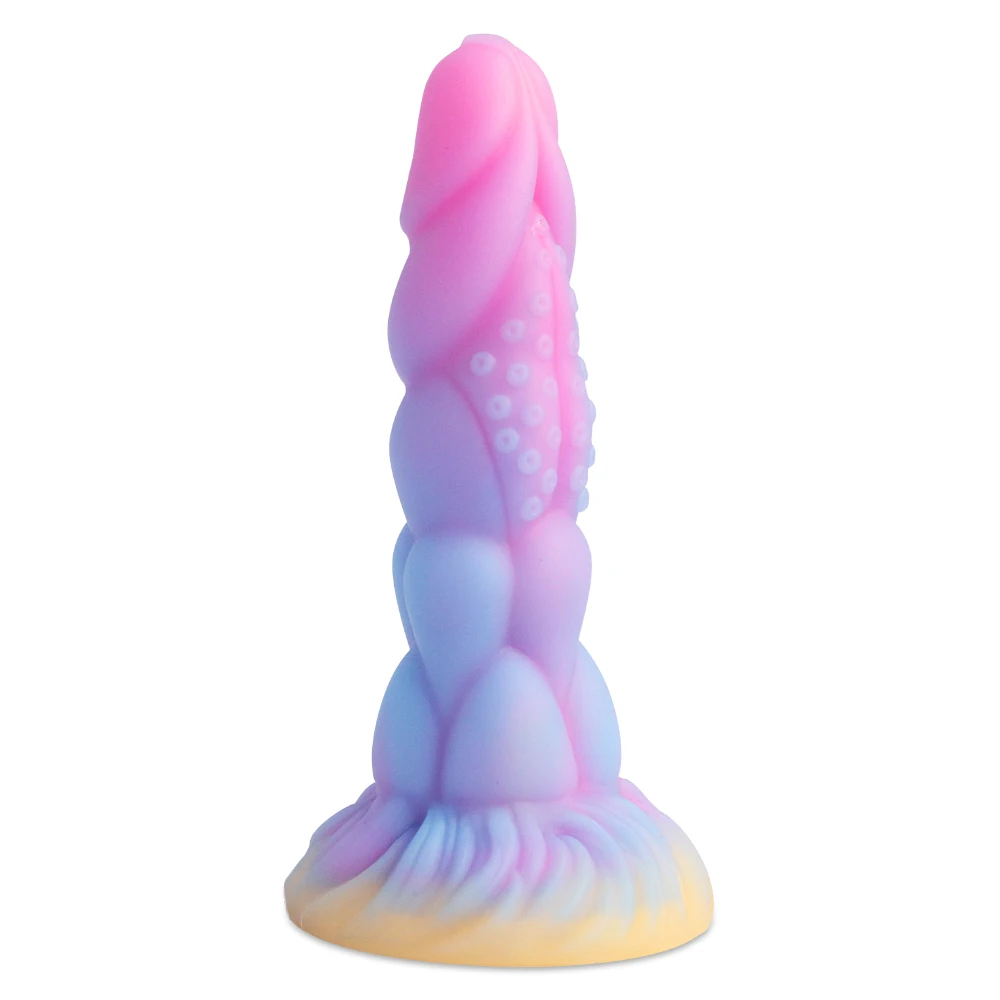 Dark Glowing dildo for Woman with Suction Cup Anal Butt Plug Sex Toys for women Big soft cock Light Erotic