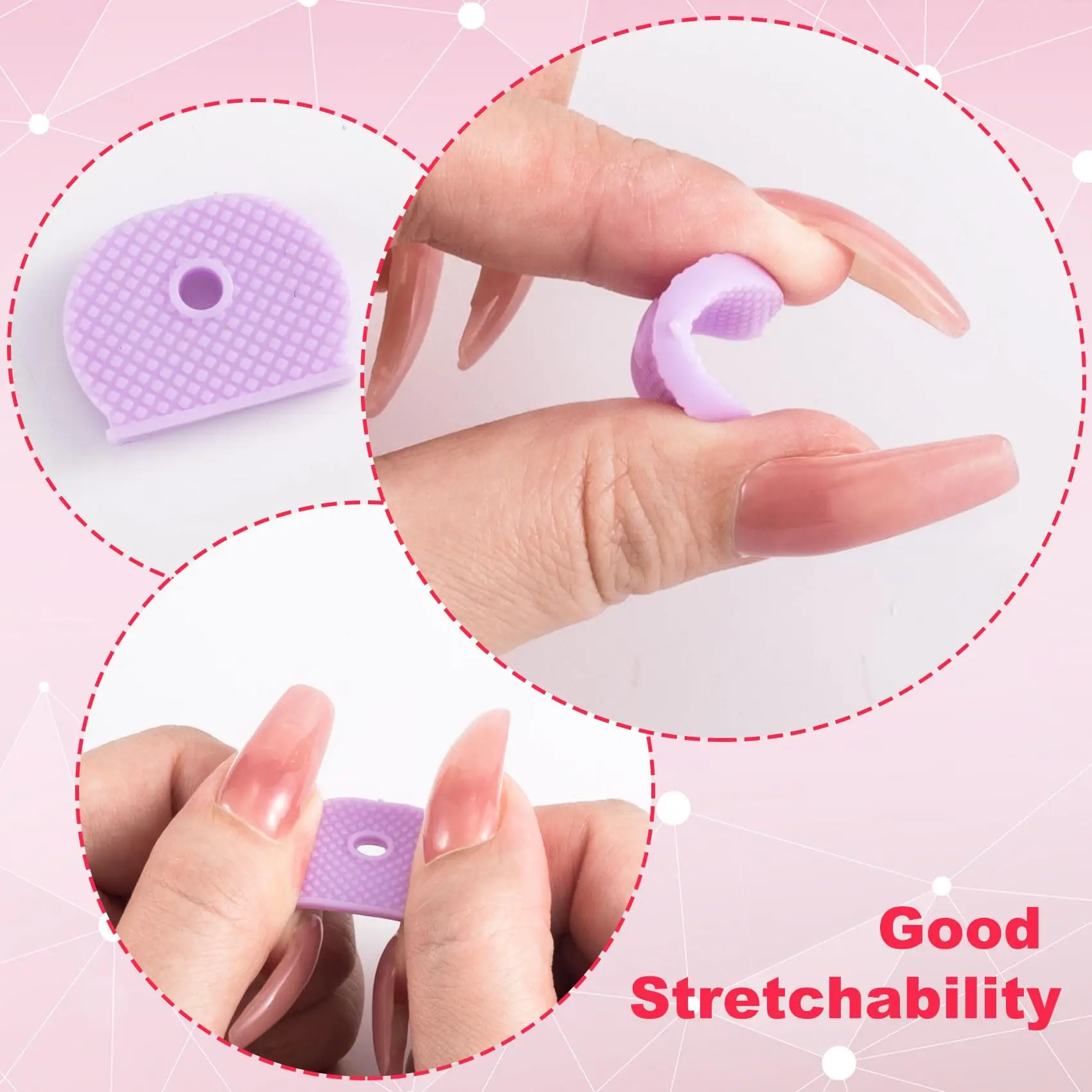 Colored Key Caps PVC Soft Key Cover Elastic Identification Protector Organizer Hollow Silencer Topper Accessories 2/5Pcs