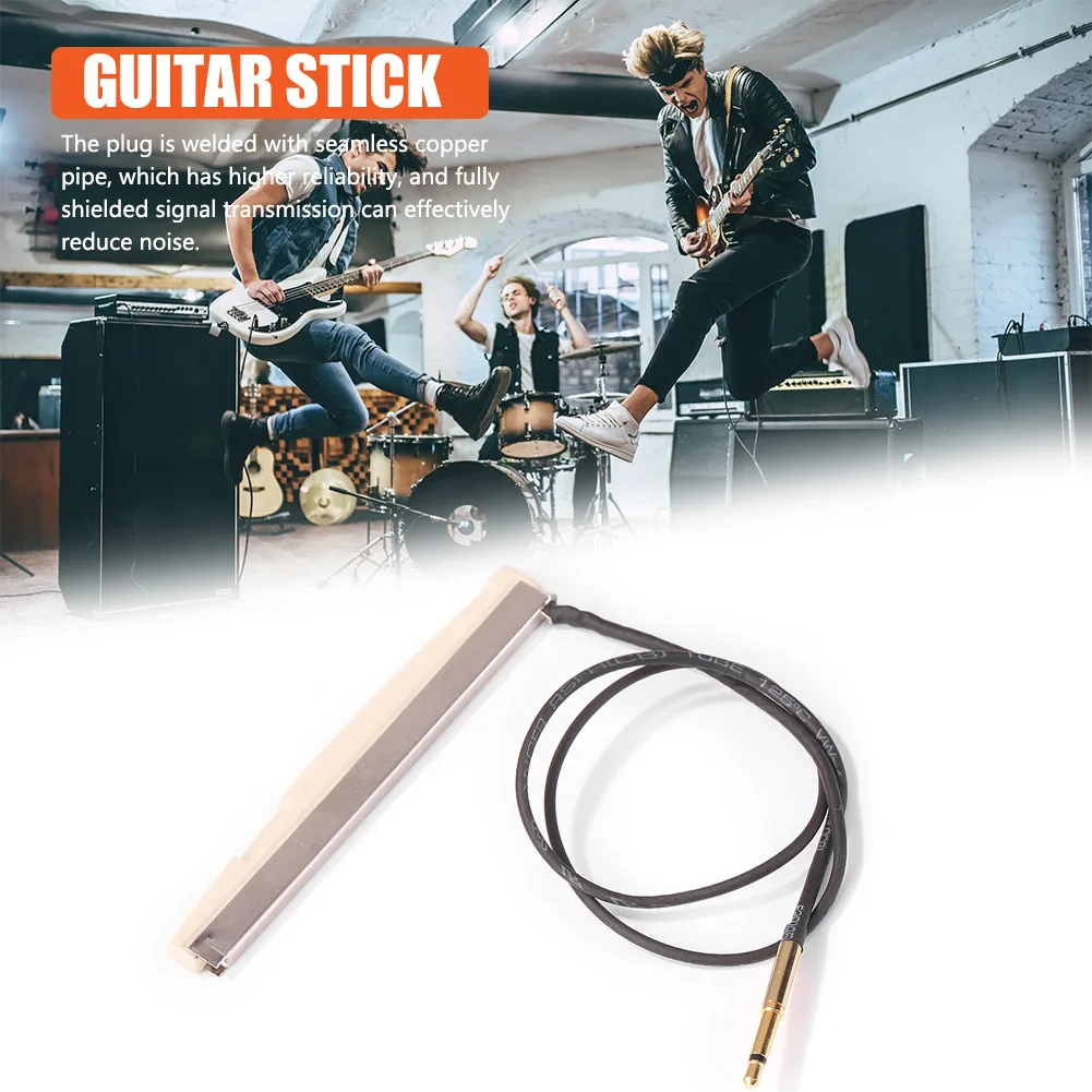 Description Picture 5 of itemFolk Acoustic Guitar Piezo Pickup Bar Replacement Under Bridge Saddle Transducer Guitar Integrated Pick-Up Sticks