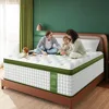 Queen Mattress for Side Sleepers & Couples,14 Inch Cooling Gel Hybrid Bed Extra Lumbar & Shoulder Support CertiPUR-US 3