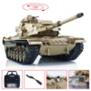Tongde Model 1/16 RTR RC Battle Tank M60A1 ERA USA Radio Control Tanks Panzer Cars Model Sound Toys for Boys Gifts TH23289 3