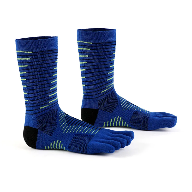 Professional Sports Running Fivefinger Socks Midtube Men's Quickdrying Outdoor Compression