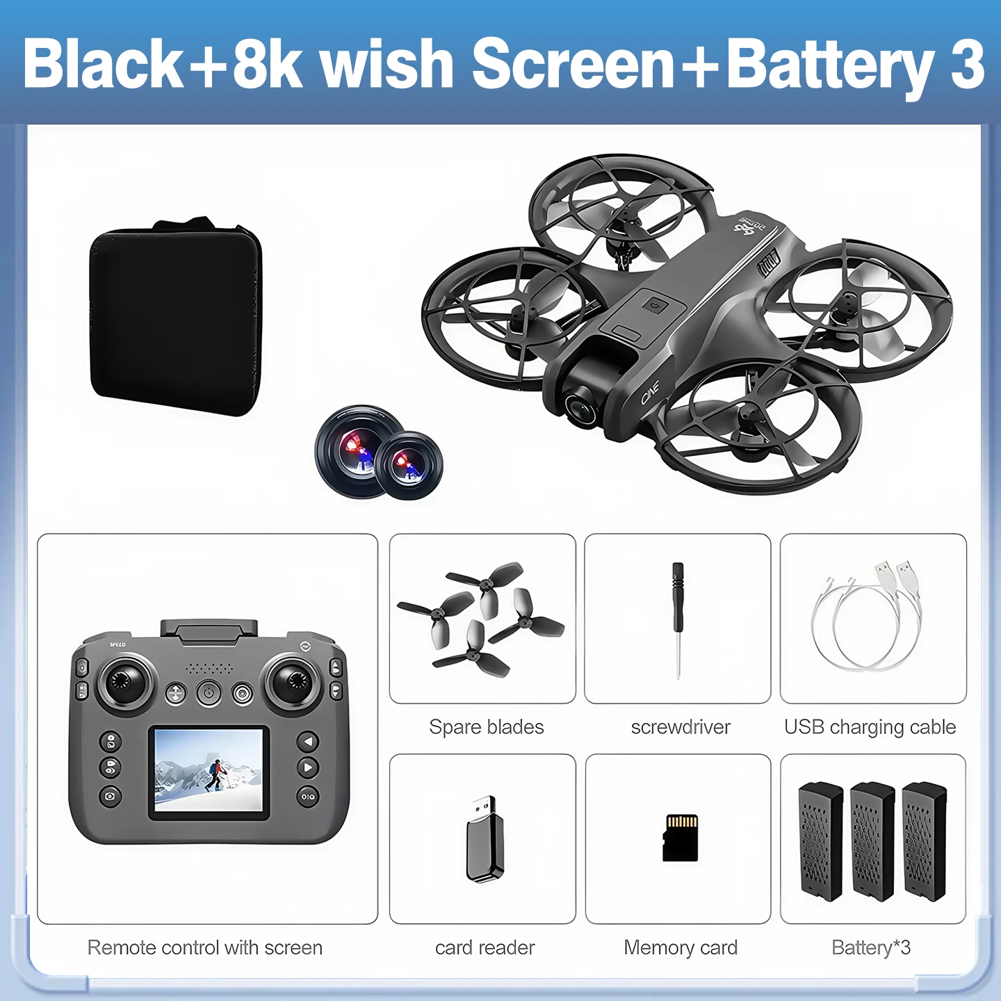 Batteria Nera-8K-3