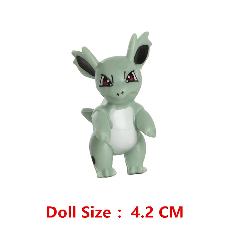 thumbnail image 1 of Figuras de anime de Pokémon Pikachu Charizard Mew Gengar Mewtwo Pocket Monster Collection Figuras de dibujos animados Modelo de acción Juguetes Regalo para niños, 1 of 5