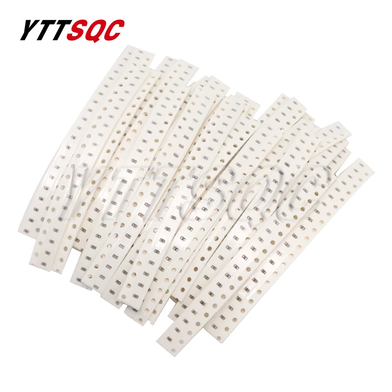 Smd Capacitor 320PCS 720PCS 0603 0805 1206 SMD Capacitor Assorted Kit 16/36/50Values 1PF-10UF Capacitance Set 100NF 0.1UF 1UF 2.2UF 4.7UF
