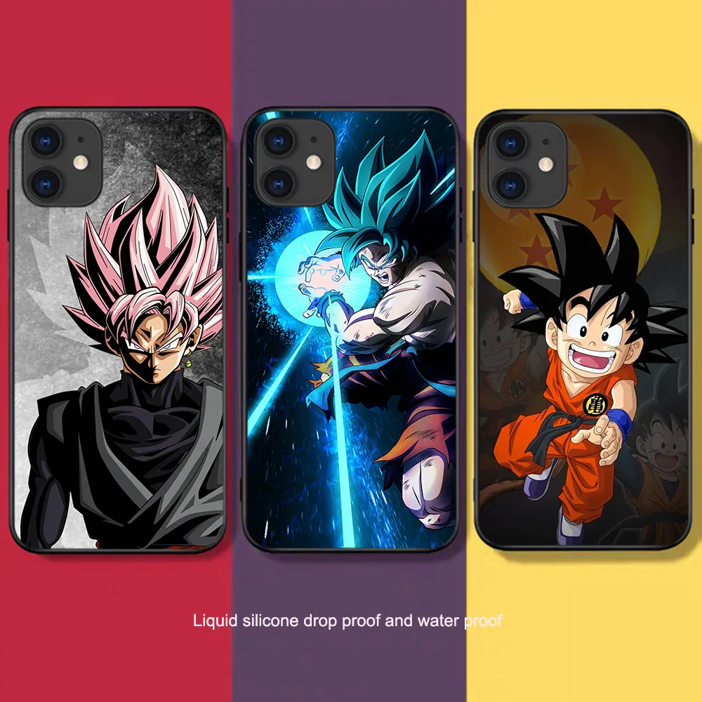 Фото Мягкий чехол для Samsung S21, J4Core, S10, S10E, M02, M02S, A02S, A12, A03S, S22, S23, A01, A02 Plus Lite, Ultra, UK-3, с аниме G-Goku Balls №4