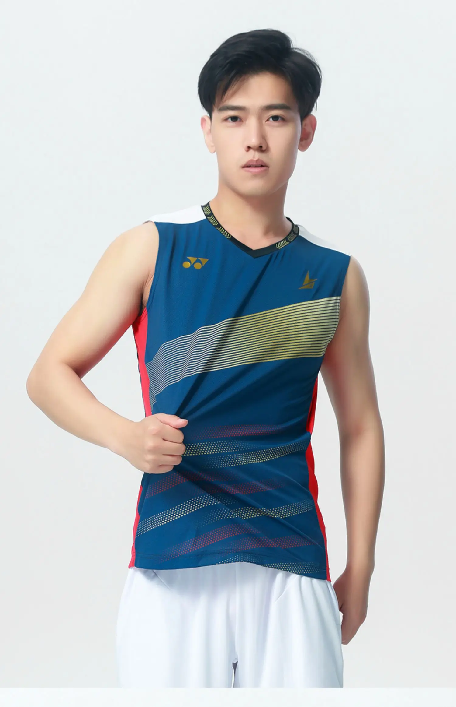 New Yonex Badminton Suit Lin Dan Series Competition Suit Quick-drying Breathable Competition Sports Short Sleeve 10393