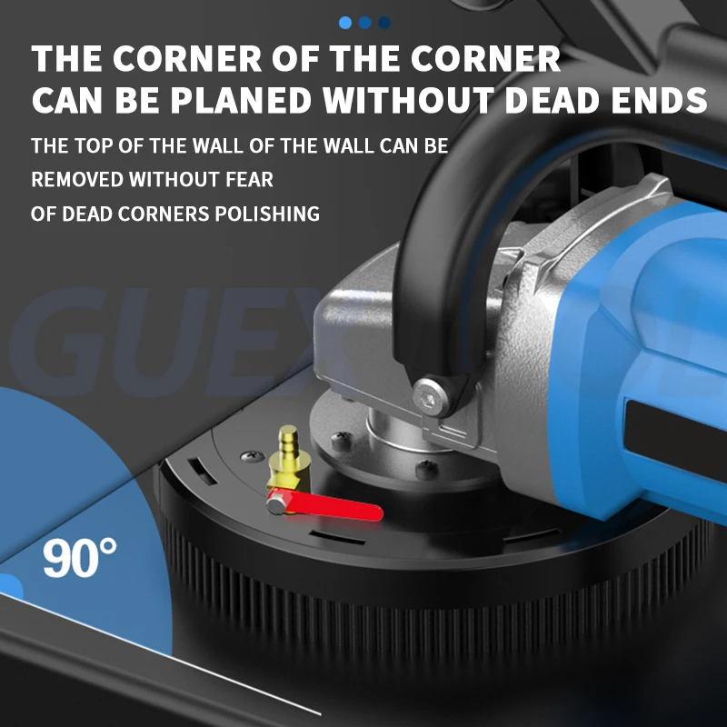Dust Free Ground Coarse Planing Machine Wall Planer Rough Planer Ground Concrete Polishing Grinding Tool Electric Wall Shovel
