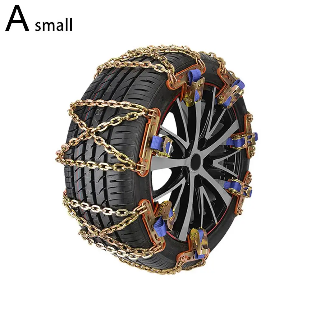 1pcs Car Tire Anti-skid Chain Chain Sedan Suv Universal Off-road Vehicle No Need For Jack During Winter Driving Anti G8x3