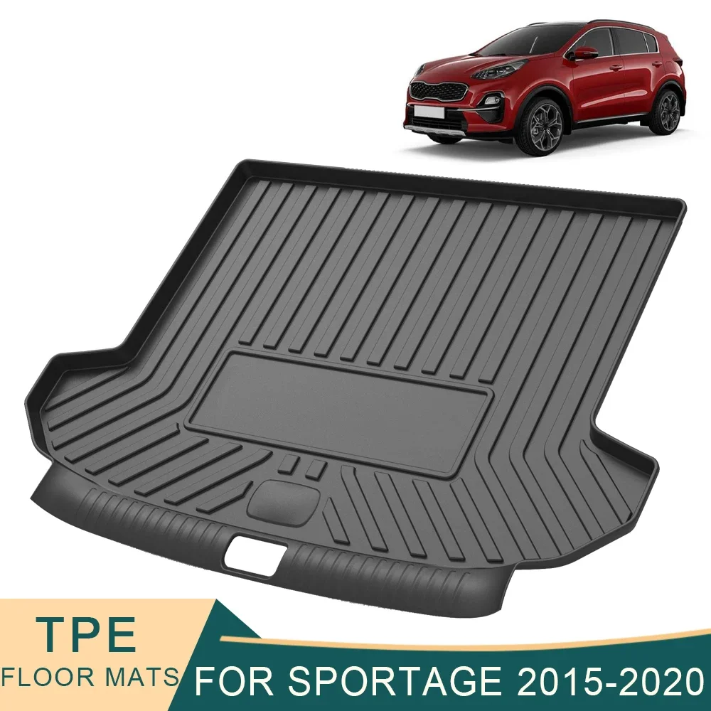 

For KIA SPORTAGE KX5 2015-2020 Cargo Liner All-Weather TPE Non-slip Trunk Mats Waterproof Boot Tray Trunk Carpet
