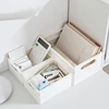 MOHAMM 1 PC Mini Desktop Folding Stationery Organizer Storage Box for Pen Pencil Masking Tape Small Thing Storage 3