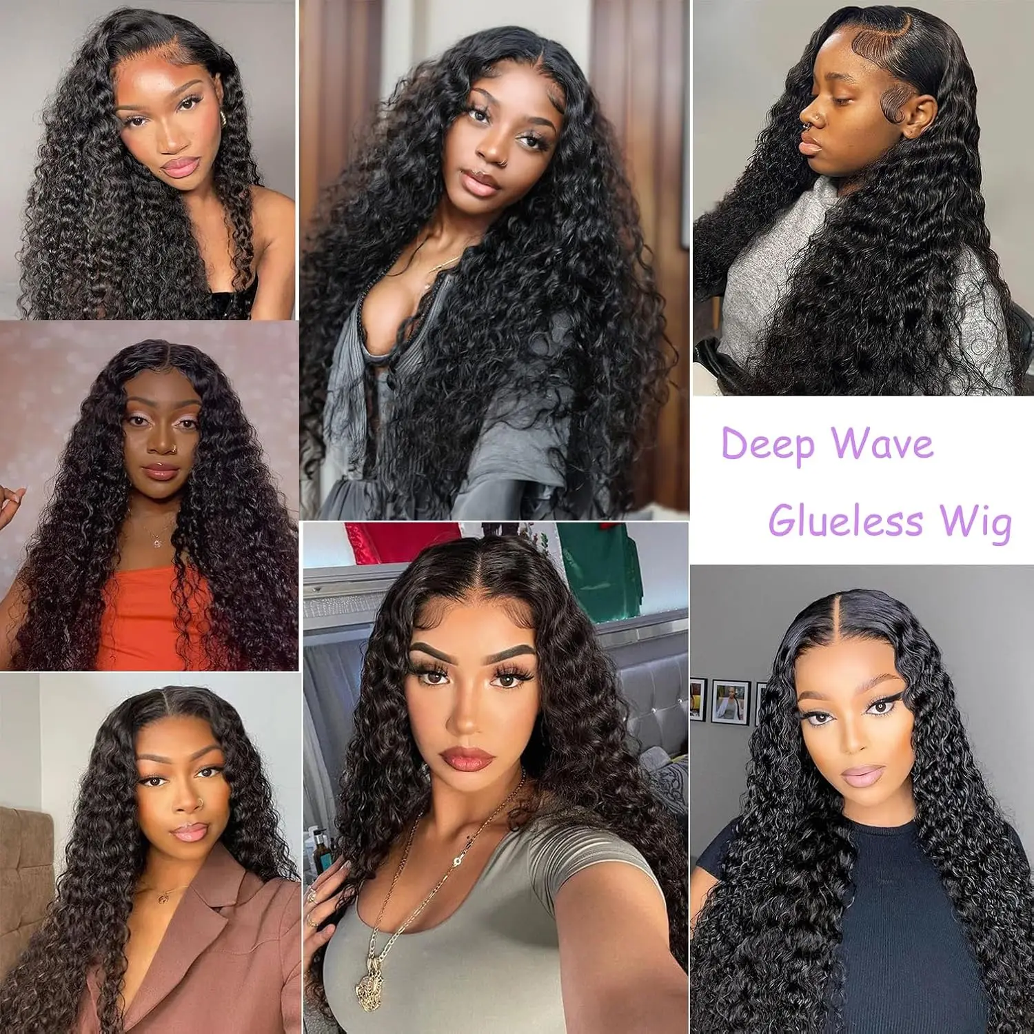 250% Density Wigs Human Hair Loose Deep Wave Wig 34 Inch Deep Wave Lace Front Wigs Human Hair Pre Plucked Pre Cut Glueless Wig