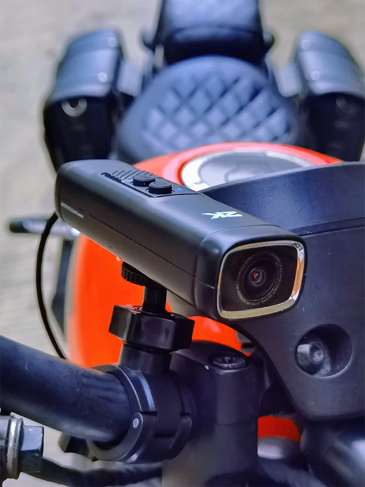 Motorcycle Dash Cam 2k FHD 1440p IP66 Waterproof Helmet Camera Amount