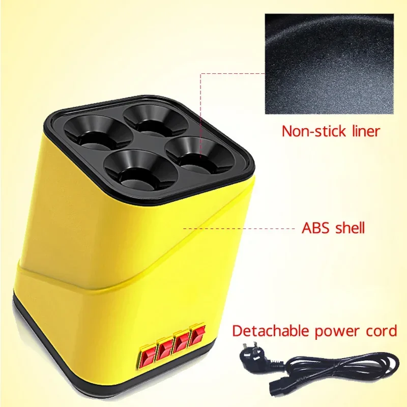 220V Egg Roll Machine Fully Automatic Electric Sausage Egg Roll Cooking Machine