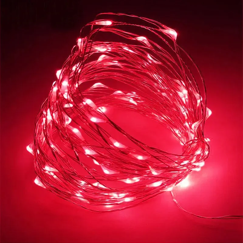 thumbnail image 1 of 1Pack Fairy Light String Led Copper Wire String Light 1/2/3/5/10M Battery Powered For Bedroom Garden Party Wedding Decoration, 1 of 5