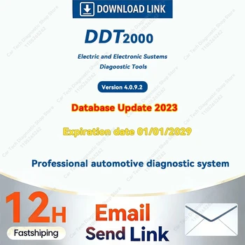 DDT2000 4.0.9.2 + Bases 2023 Strumento diagnostico professionale per dati automobilistici Diagnosi profonda per veicoli Renault/Dacia/Nissan