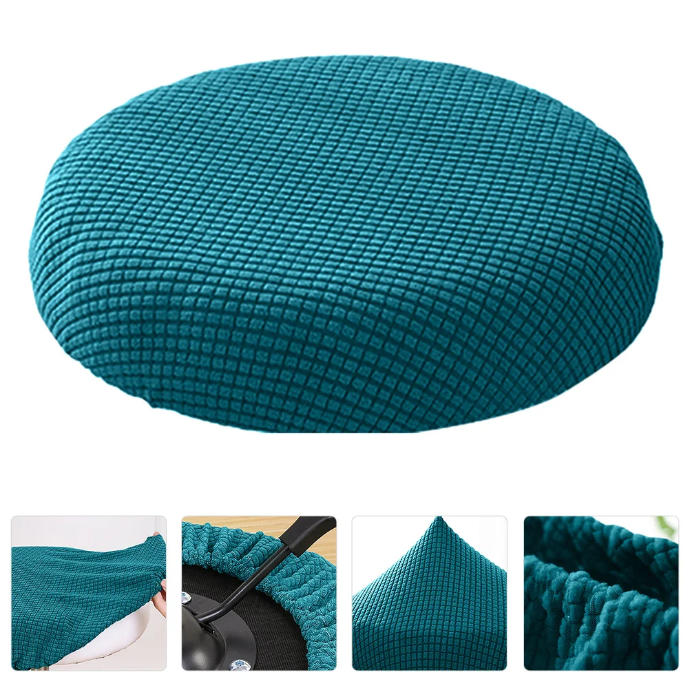 

Round Stool Cover Chair Protector Sofa Table Garden Polyester Furniture Home Use