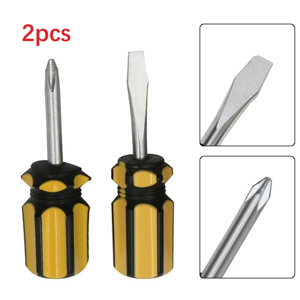 

2PCS Portable Mini Carrot Screwdriver Home DIY Repair Tools Flat Head Slotted Screwdrivers Hand Tools Car Repairing Tool