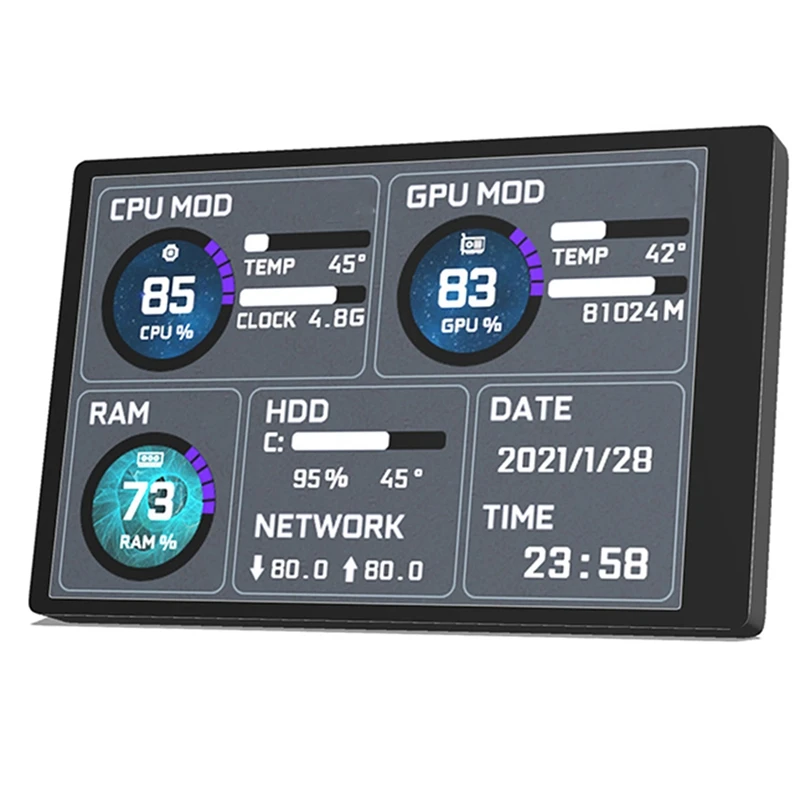 ̴ ITX ̽ 3.5 ġ IPS TYPE-C  ȭ CPU GPU RAM HDD USB ÷ AIDA64 + ĵ  ǻ 