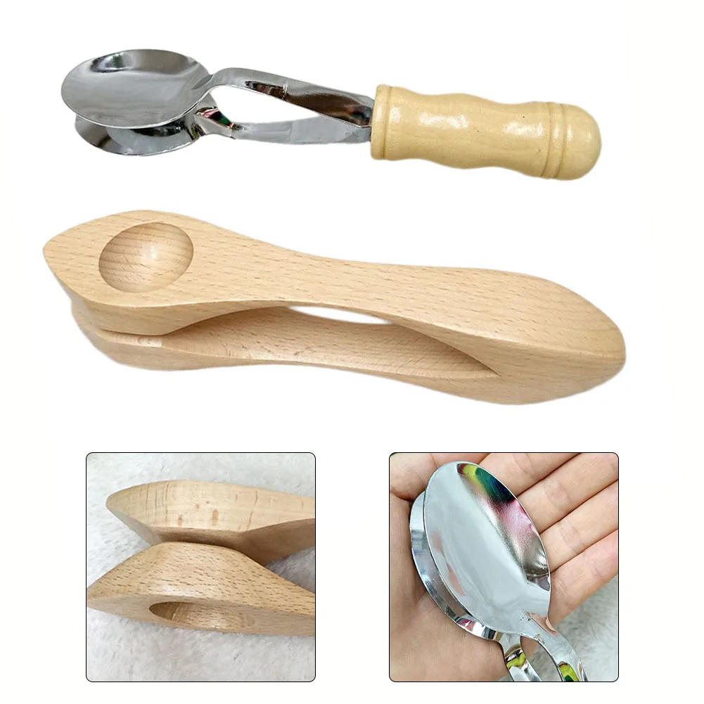 For Party Wooden Musical Spoon Musical Spoons Folk PercussionSound Spoon Traditional Percussion Wood+Metal None