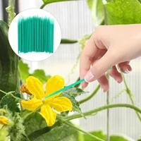 100 Pcs Bee Soft Potted Succulents Plants Vegetables Manual Pollination Brush Pollinator Plastic Gardening Tools 1