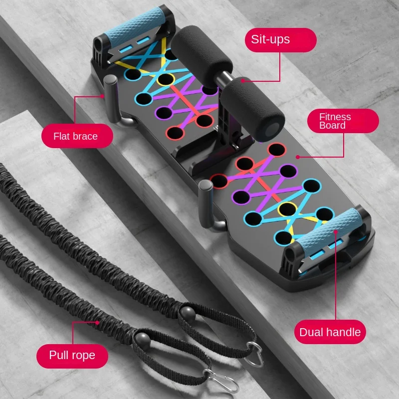 Push-ups Multifunctional Russian Ting Bracket Supine Board Abs Exercise Artifact Home Chest Training Fitness Equipment