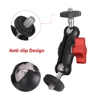 Camera Metal Super Clamp with Double Ball Head Magic Arm for DSLR Monitor Light Mic Gopro Phone Mount Photography Accessories - Image 3
