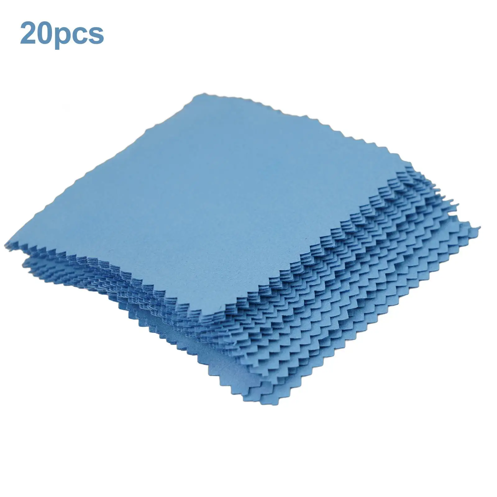 20PCS 10*10 Cm Microfiber Cleaning Cloths Nano Ceramic Car Glass Coating Lint-Free Cloth Glasses Soft Smooth Shed-less