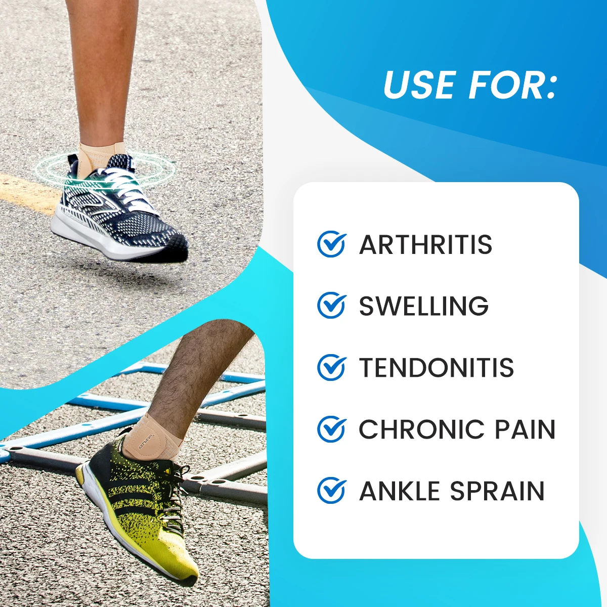 Fitness Ankle Straps Ankle Straps Ankle Support Ankle Support Brace VELPEAU Ankle Compression Sleeve