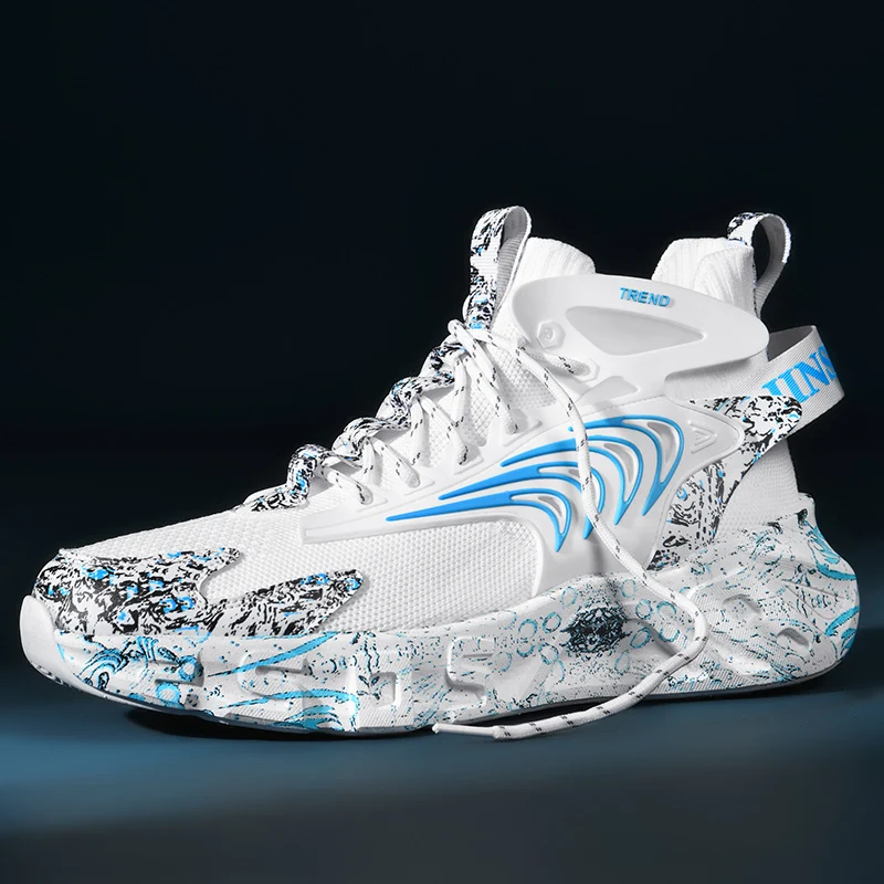 

Fujeak Lightweight Breathable Mesh Shoes Casual Comfortable Sneakers Big Size Trendy Men's Shoes Outdoor Sports Running Shoes